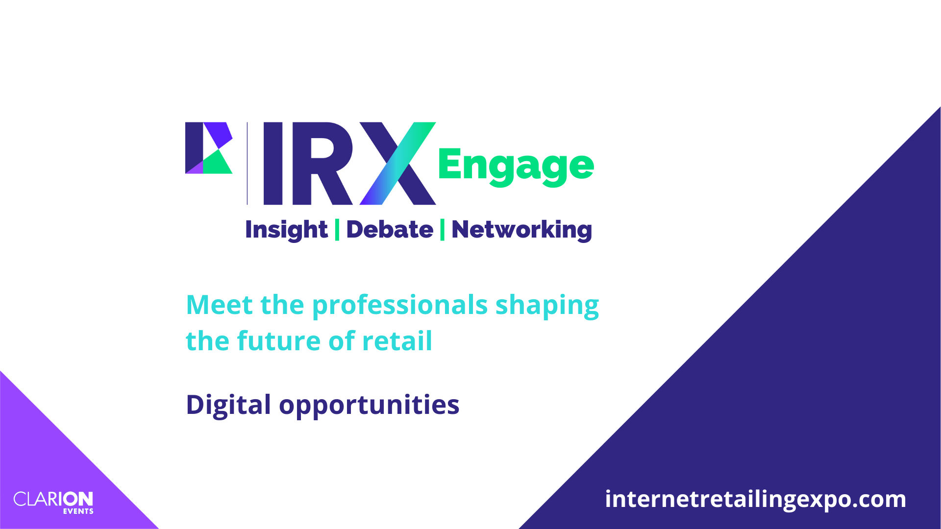 IRX Engage digital opportunities